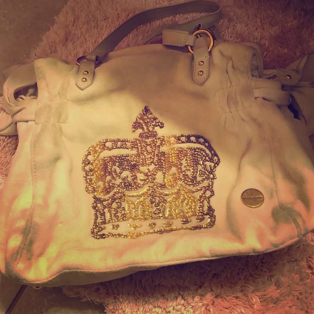 Velour Juicy Couture Crown Purse